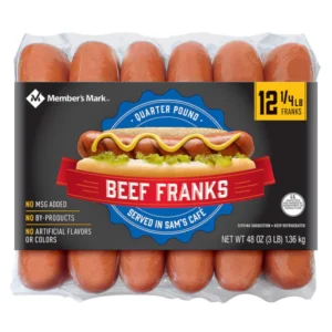 Member's Mark Beef Franks (3 lbs., 12 ct.)