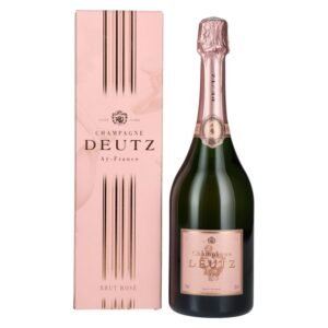 Champagne Deutz Rosé 12% ABV, 0.75 l in a gift box