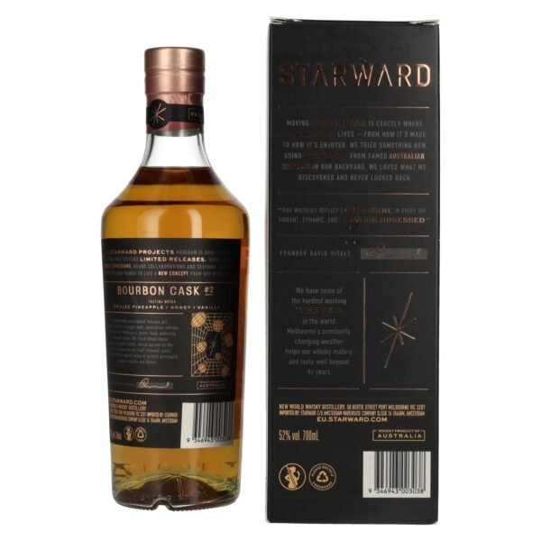 Starward BOURBON CASK Single Malt Australian Whisky # 2 52% Vol. 0,7l in gift box