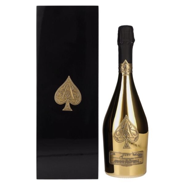 Armand de Brignac Champagne Brut Gold 12,5% Vol. 0,75l in wooden box