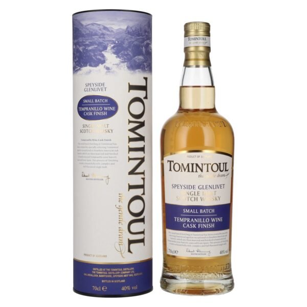 Tomintoul Small Batch Tempranillo Wine Cask Finish 40% Vol. 0,7l in gift box