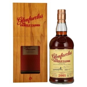 Glenfarclas THE FAMILY CASKS Single Cask SUMMER 2024 Sherry Butt #2462 2005 59,3% Vol. 0,7l in wooden box