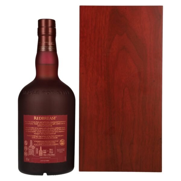 Redbreast 27 Years Old Single Pot Still Irish Whiskey RUBY PORT CASK 55,9% Vol. 0,7l in wooden box