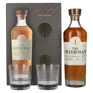 The Irishman THE HARVEST Single Malt Irish Whiskey 40% Vol. 0,7l in gift box with 2 glasses