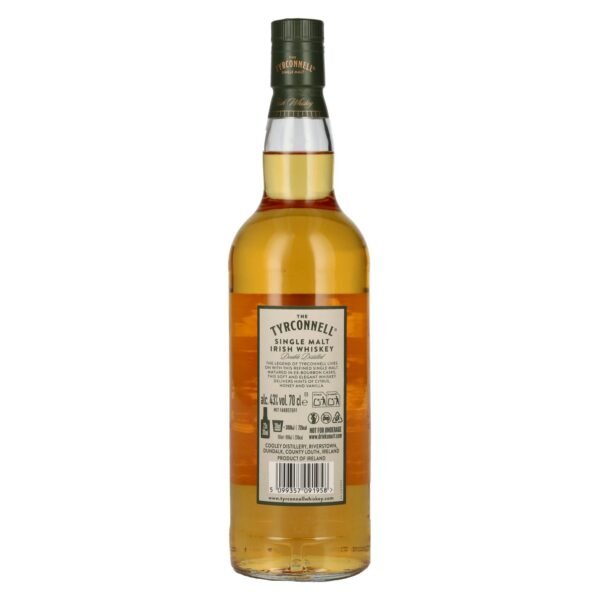 The Tyrconnell Single Malt Irish Whisky 43% ABV 0.7l
