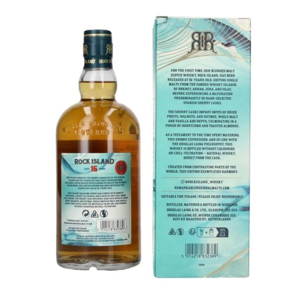 Douglas Laing ROCK ISLAND 16 Years Old Sherry Edition 46,8% Vol. 0,7l in gift box