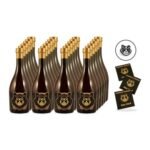 xHamster Beer 24x0.5L (8.5% Vol.) + free condoms & pin (silver)