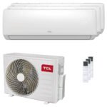 TCL Elite F2 trial split air conditioner 9000+9000+9000 BTU inverter A++ wifi external unit 7.9 kW