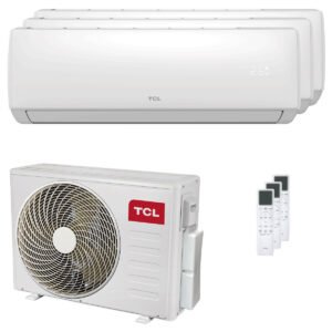TCL Elite F2 trial split air conditioner 9000+9000+12000 BTU inverter A++ wifi external unit 7.9 kW