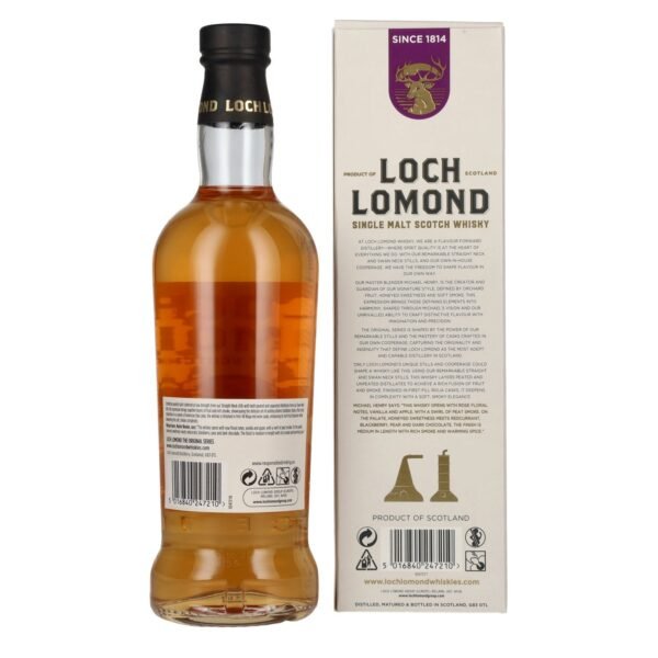 Loch Lomond THE ORIGINAL Peated Rioja Cask Single Malt 40% Vol. 0,7l in gift box