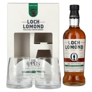 Loch Lomond THE OPEN SPECIAL EDITION 153rd Royal Portrush Chianti Wine 2025 46% Vol. 0,7l in gift box with 2 glasses