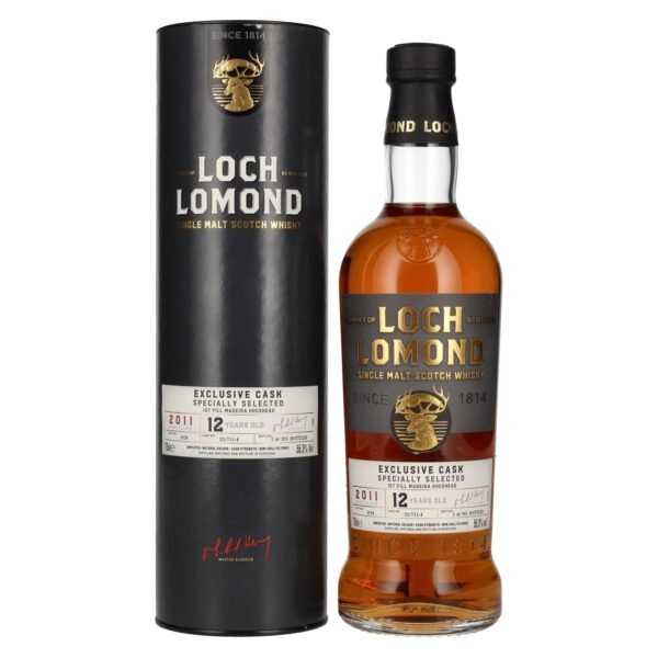 Loch Lomond 12 Years Old MADEIRA CASK Single Malt Scotch Whisky 55,3% Vol. 0,7l in gift box