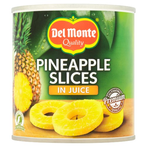 DEL MONTE PINEAPPLE SLICES IN JUICE 435G