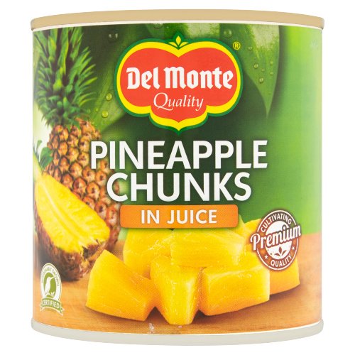 DEL MONTE PINEAPPLE CHUNKS IN JUICE 435G