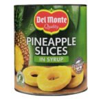DEL MONTE PINEAPPLE SLICES IN SYRUP 54-60 COUNT 3KG
