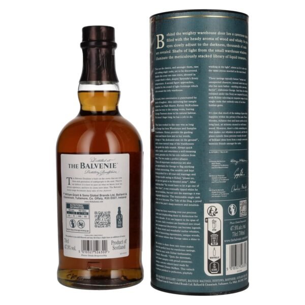 The Balvenie 18 Years Old A Collection of Curious Casks FRENCH PINEAU CASK FINISH 47,9% Vol. 0,7l in gift box