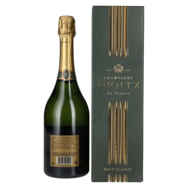 Champagne Deutz Classic Brut 12% ABV, 0.75 l in a gift box