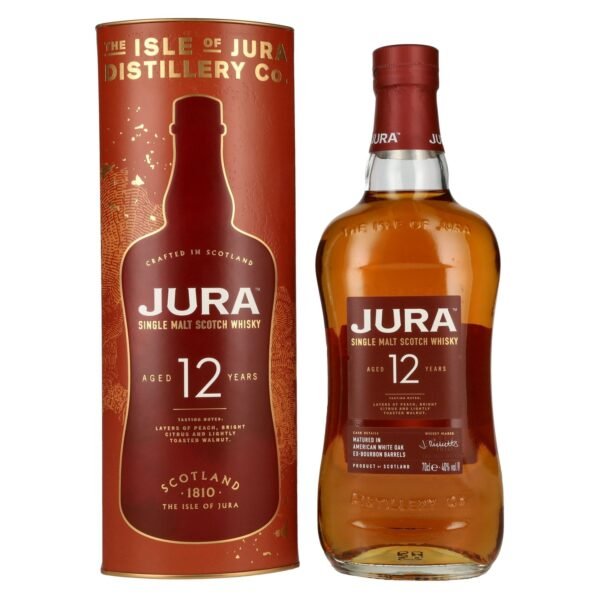 Jura 12 Years Old Single Malt Scotch Whisky 40% Vol. 0,7l in gift box