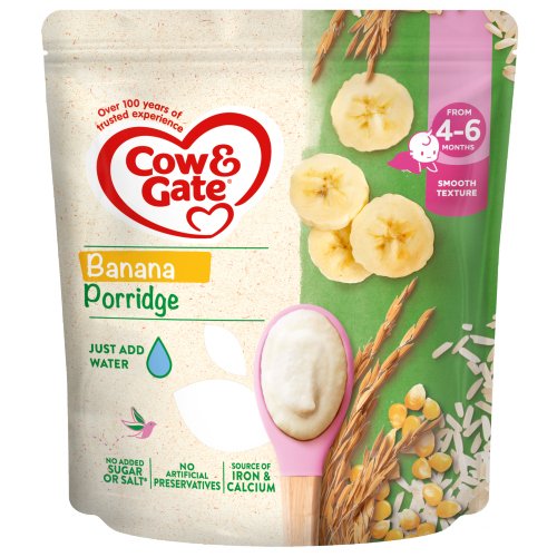 COW & GATE BANANA PORRIDGE STAGE 1 PACKET 125G
