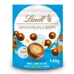 LINDT CRISPY MILK SENSATION POUCH 140G