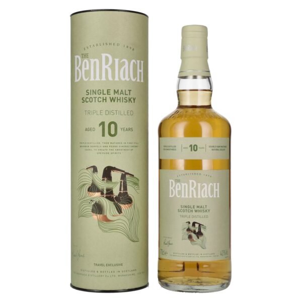 Benriach 10 Years Old Triple Distilled Double Cask Matured 43% Vol. 0,7l in gift box