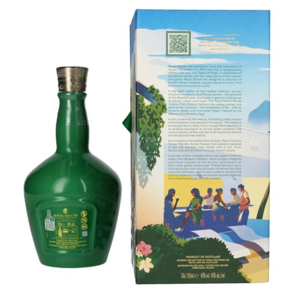 Royal Salute 21 Years Old THE RIO DE JANEIRO POLO EDITION Blended Scotch Whisky 40% Vol. 0.7l in a gift box