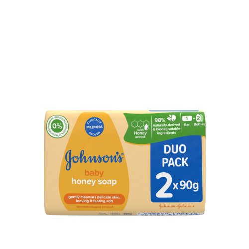 JOHNSONS BABY HONEY SOAP 90G