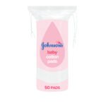 JOHNSONS BABY COTTON PADS 50S