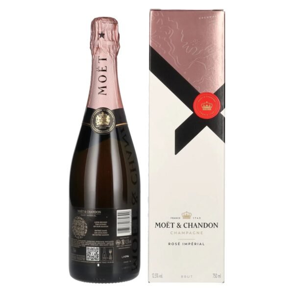 Moët & Chandon Champagne ROSÉ IMPÉRIAL Brut 12.5% vol. 0.75l in gift box