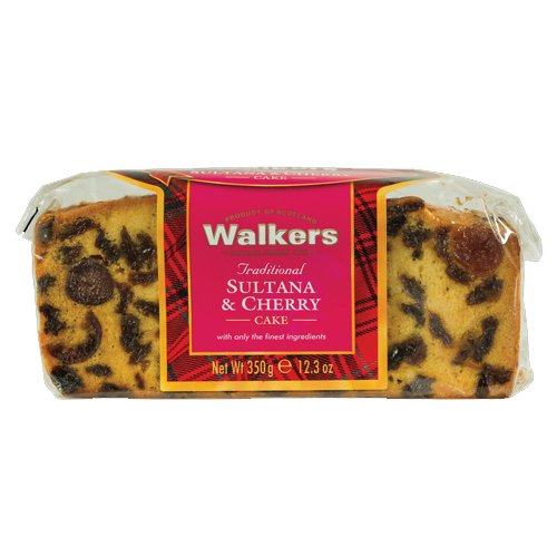 WALKERS SULTANA CHERRY CAKE 350G-XMAS