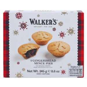 WALKERS GINGERBREAD MINCE PIES 245G-XMAS