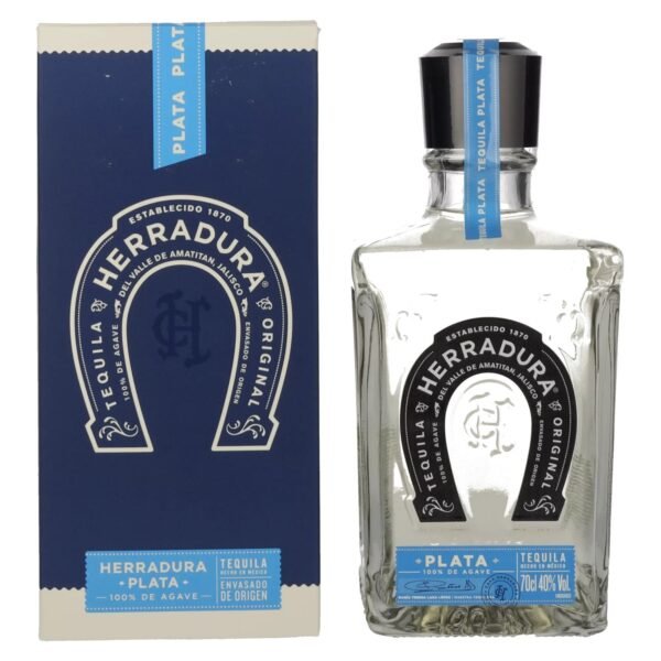 Herradura Tequila PLATA 100% Agave 40% ABV 0.7l in a gift box