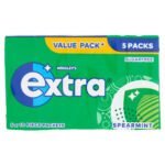 EXTRA SPEARMINT SUGAR FREE10PC 5PK 14G