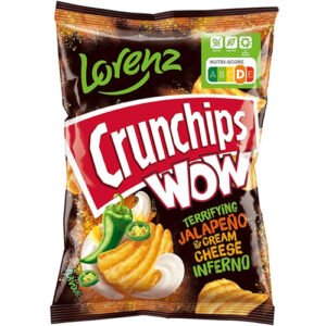 LORENZ CRUNCHIPS WOW JALAPENO & CREAM CHEESE 80G