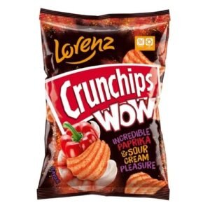 LORENZ CRUNCHIPS WOW PAPRIKA & SOUR CREAM 80G