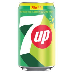 7UP REGULAR LEMON & LIME CAN PMP 75P 330ML