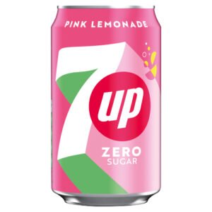 7UP PINK ZERO LEMONADE CAN 330ML