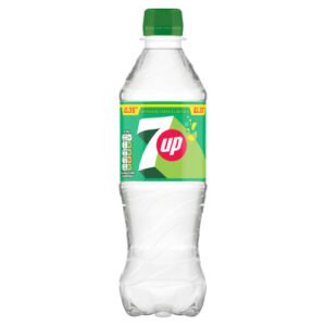 7UP REG PET PMP £1.35 500ML