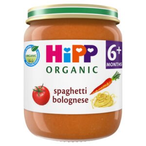 HIPP ORGANIC SPAGHETTI BOLOGNESE BABY FOOD JAR 6+ MONTHS 125G