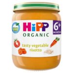 HIPP ORGANIC TASTY VEGETABLE RISOTTO BABY FOOD JAR 6+ MONTHS 125G