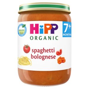 HIPP ORGANIC SPAGHETTI BOLOGNESE BABY FOOD JAR 7+ MONTHS 190G
