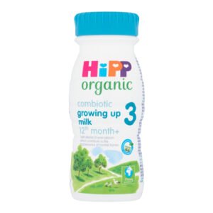 HIPP ORGANIC 3 GROWING UP BABY MILK READY TO FEED BOTTLE FROM 1 YEAR ONWARDS 200ML