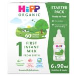 HIPP ORGANIC 1 FIRST INFANT BABY MILK READY TO FEED STARTER PACK FROM BIRTH 90ML