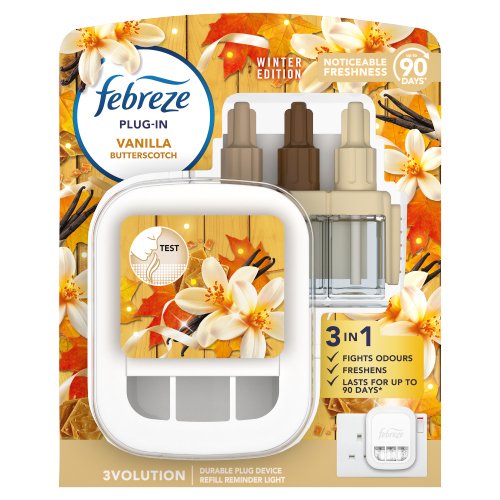 FEBREZE 3 VOLUTION STARTER KIT VANILLA & MAGNOLIA 20ML