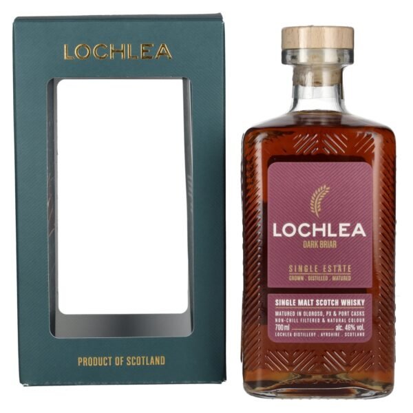 Lochlea DARK BRIAR Single Estate Single Malt Scotch Whisky 46% Vol. 0,7l in gift box