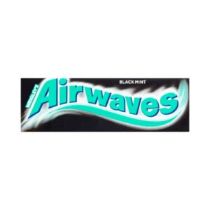 AIRWAVES BLACK MINT FLAVOUR SUGARFREE 10PC 14G