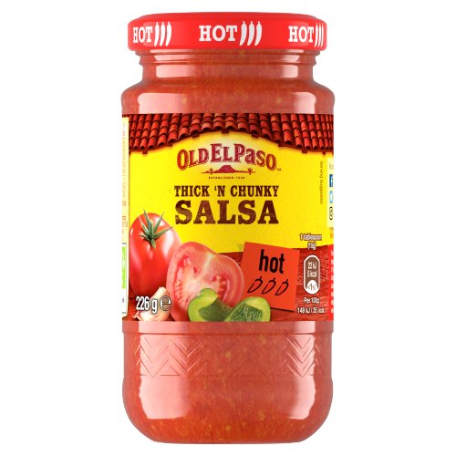 OLD EL PASO THICK 'N CHUNKY HOT SALSA 226G