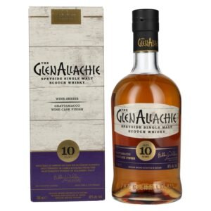 The GlenAllachie 10 Years Old GRATTAMACCO WINE CASK FINISH Limited Edition 48% Vol. 0,7l in gift box