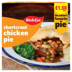 BIRDS EYE SHORTCRUST CHICKEN PIE PMP £1.50 155G