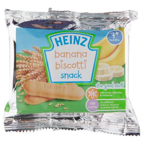 HEINZ BANANA BISCOTTI 7+M 60G